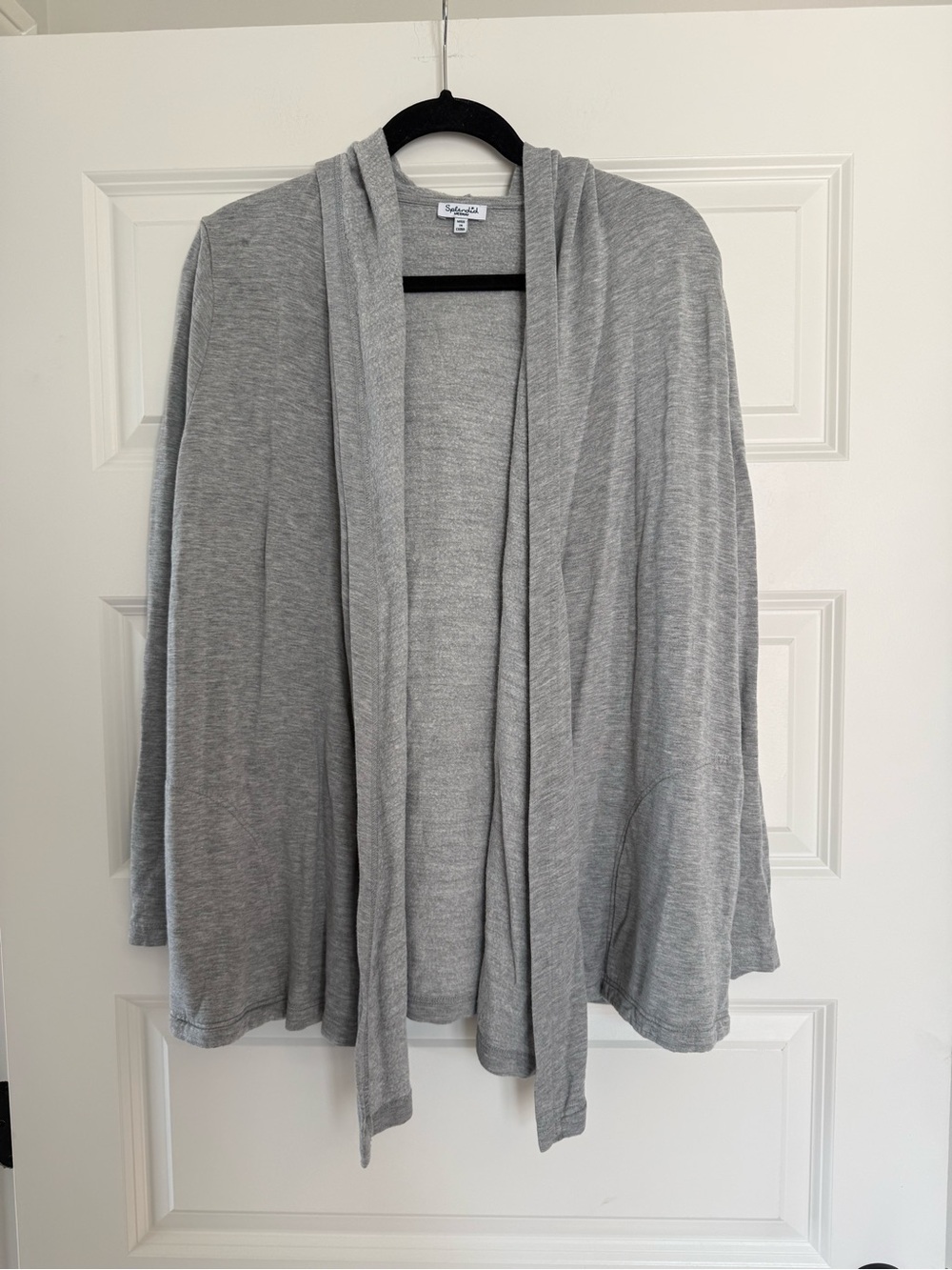 Splendid Draped Front Hooded Cardigan